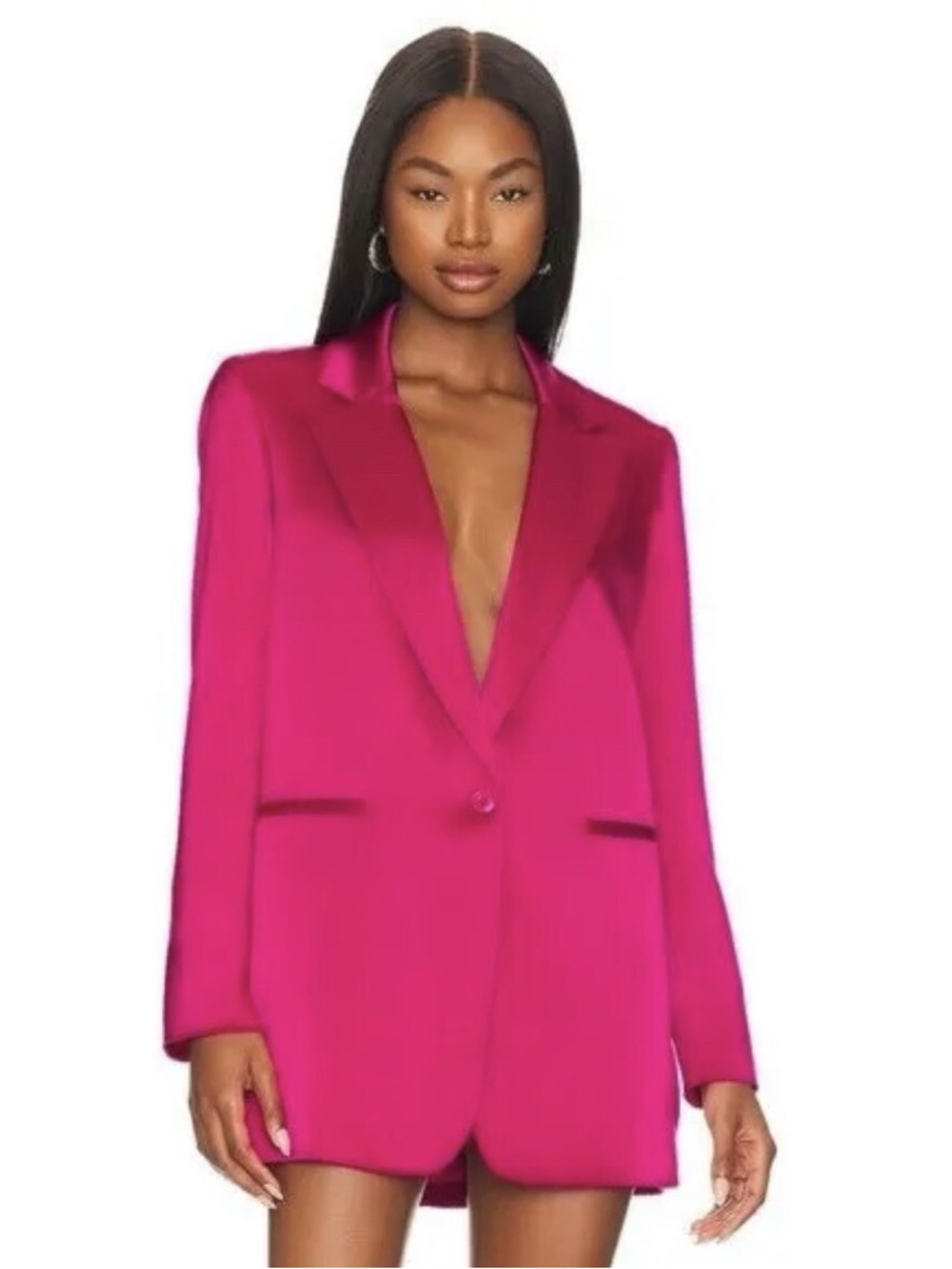 NWT 14 Alice + Olivia Raspberry Denny Blazer